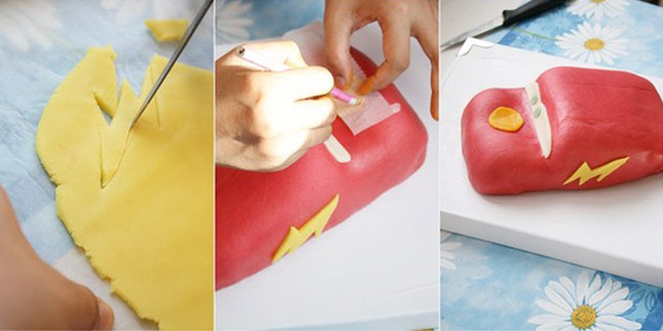 как сделать торт машинку